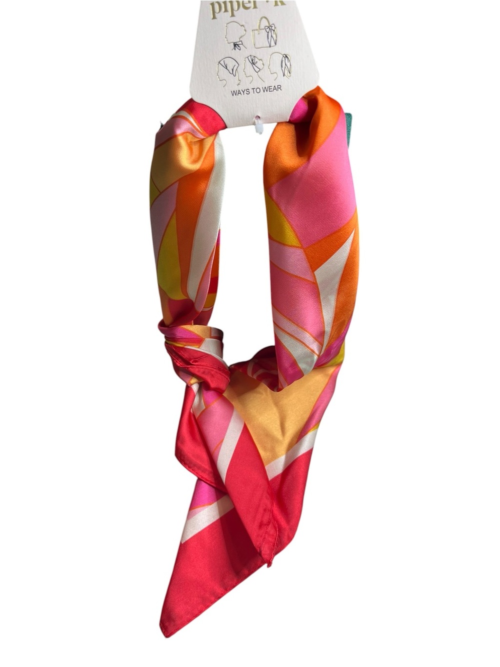 3 piper•k new Printed Scarves - set of 3 - Picture 5 of 10